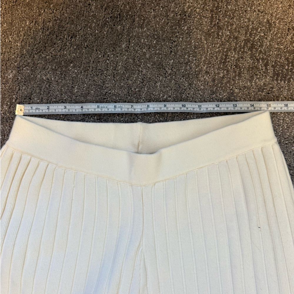 Dressed in LALA New Era Ribbed High Rise Wide Leg Pants XL - Picture 8 of 10